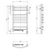 Сушарка для рушників Navin Камелія 480x800 (12-207133-4880) зображення 4
