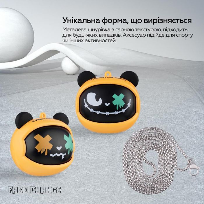 Наушники XoKo G05-face changing TWS Yellow-Black (G05-YEBK) изображение 6