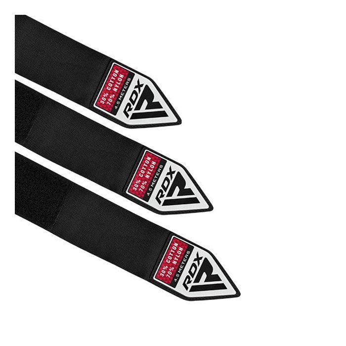 Бинт для спорта RDX RB Hand Wraps Combine 3 пари Black 4.5м (HWC-BBB+) изображение 3