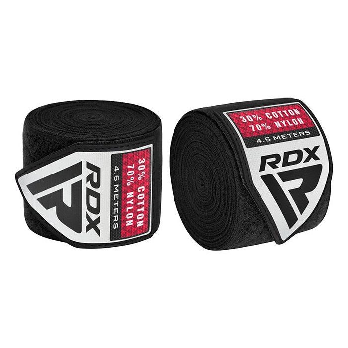 Бинт для спорта RDX RB Hand Wraps Combine 3 пари Black 4.5м (HWC-BBB+) изображение 4