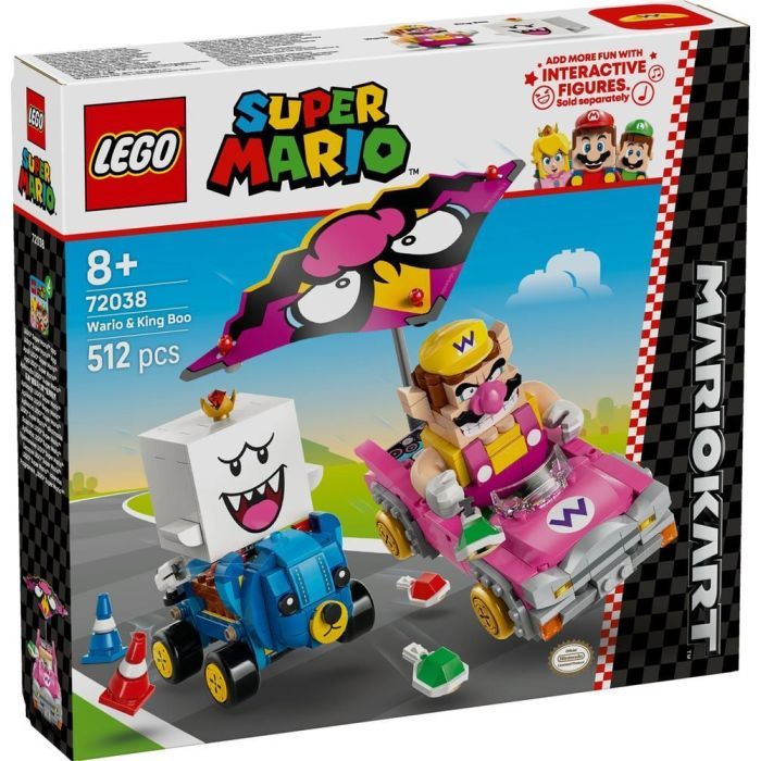 Конструктор LEGO Super Mario Mario Kart – Wario та King Boo (72038)