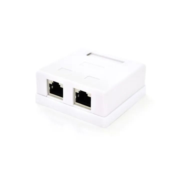 Компьютерная розетка RJ45x2 FTP, 8P8C, cat.5 Ritar (StR-FTP/8P8CRJ45-2 / 01994)