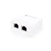 Компьютерная розетка RJ45x2 FTP, 8P8C, cat.5 Ritar (StR-FTP/8P8CRJ45-2 / 01994)