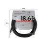 Инструментальный кабель Fender Cable Professional Series 18.6' Angled Black (228434) изображение 2