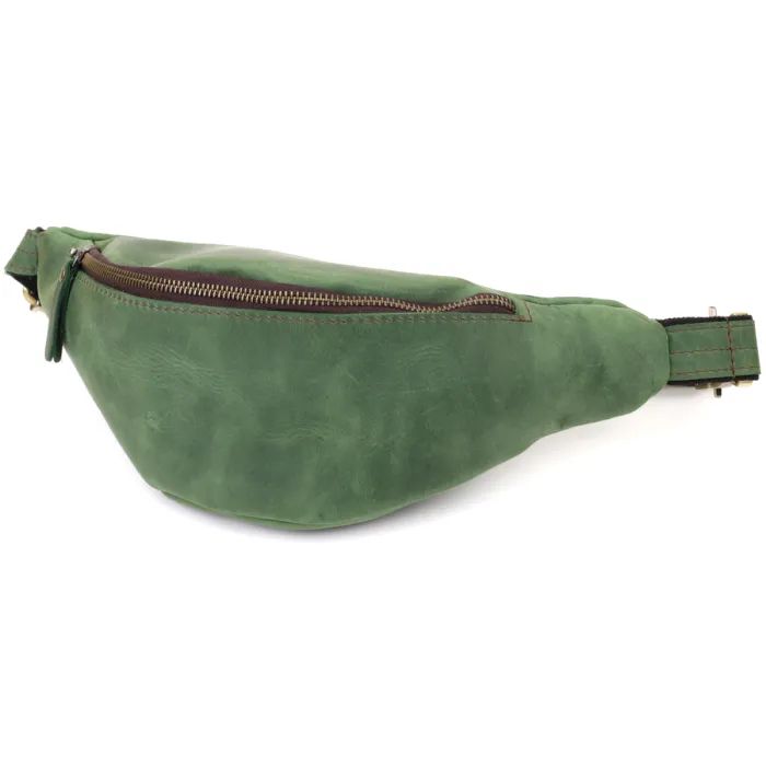 Сумка Shvigel Из натуральной кожи Зеленая (23142)