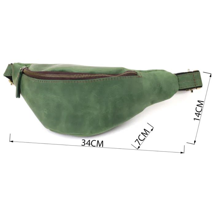 Сумка Shvigel Из натуральной кожи Зеленая (23142) изображение 3