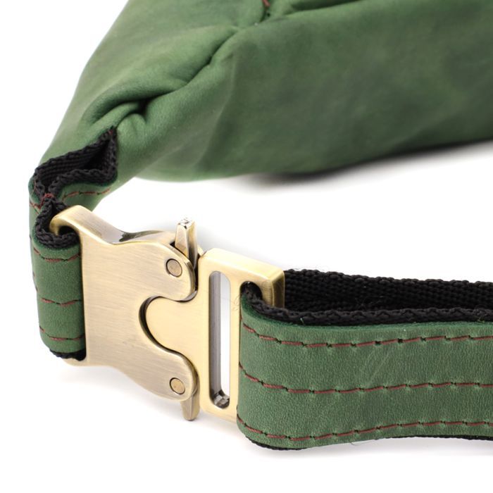 Сумка Shvigel Из натуральной кожи Зеленая (23142) изображение 5