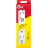 Дата кабель USB 3.0 AM to USB-C 1.0m 4A QC3.0 white Dengos (PLS-TC-4A-WHITE) зображення 2