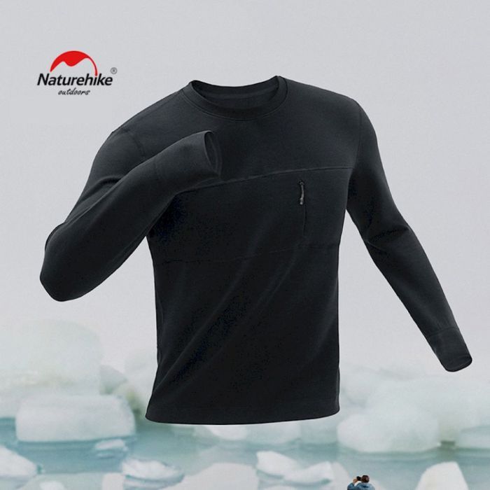 Термокофта Naturehike NH22NY009 чорний XXL (6927595705360) зображення 2
