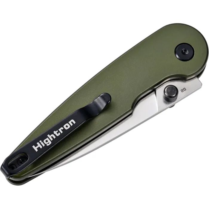 Ніж Hightron Birdidi, D2, алюміній, чорний, чорний клинок (HK06BLK) зображення 6