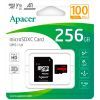 Карта пам'яті Apacer 256GB microSDXC class 10 UHS-I V10 A1 (AP256GMCSX10UB-R) зображення 3