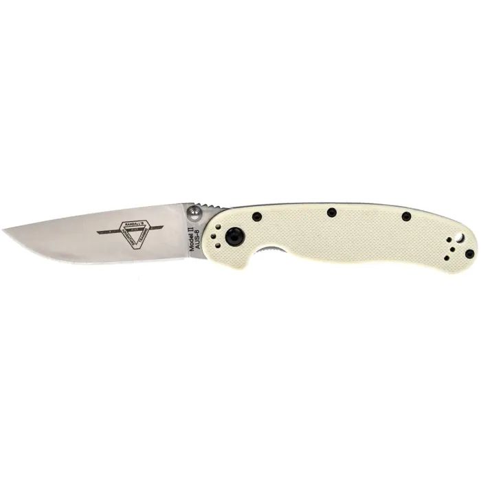 Нож Ontario Knife RAT II AUS-8 Black, Black Blade (ON8861)