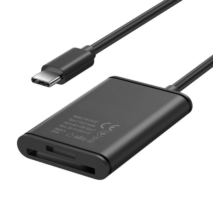 Зчитувач флеш-карт ColorWay USB-C to USB 3.0/SD/MicroSD (CW-CR-02) зображення 3