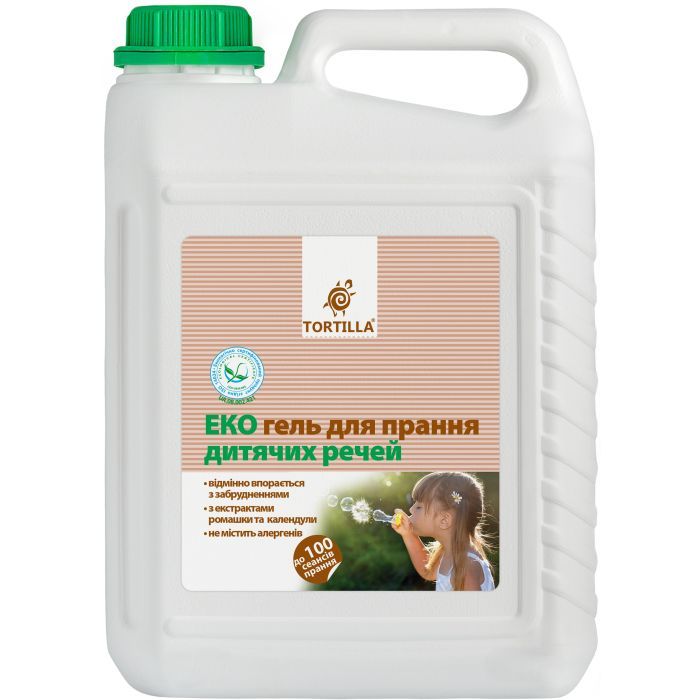Гель для стирки Tortilla Эко Для стирки детских вещей 5 л (4820178060721) > цены в Киеве и Украине Гель для стирки Tortilla Эко Для стирки детских вещей 5 л (4820178060721)
