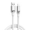 Дата кабель USB 2.0 AM to USB-C 1.0m 6A silicone white XO (NB251_C_White)