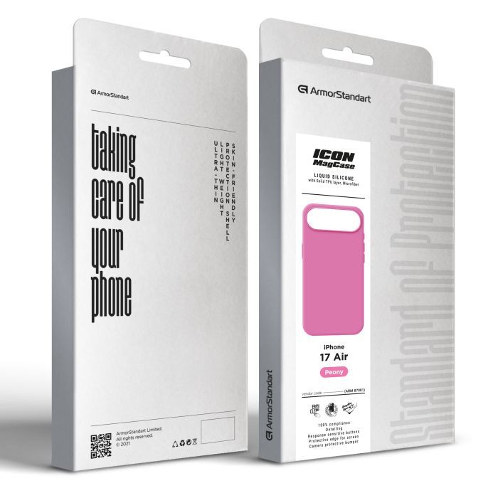 Чехол для мобильного телефона Armorstandart ICON2 MagCase Apple iPhone 17 Air Peony (ARM87081) изображение 2