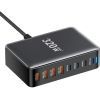 Зарядний пристрій Essager 4xUSB-C + 4xUSB 320W GaN (EZC320W-QJB0G-Z) зображення 4