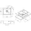 Мойка кухонная Kroner KD6050HM (CV027242) изображение 7