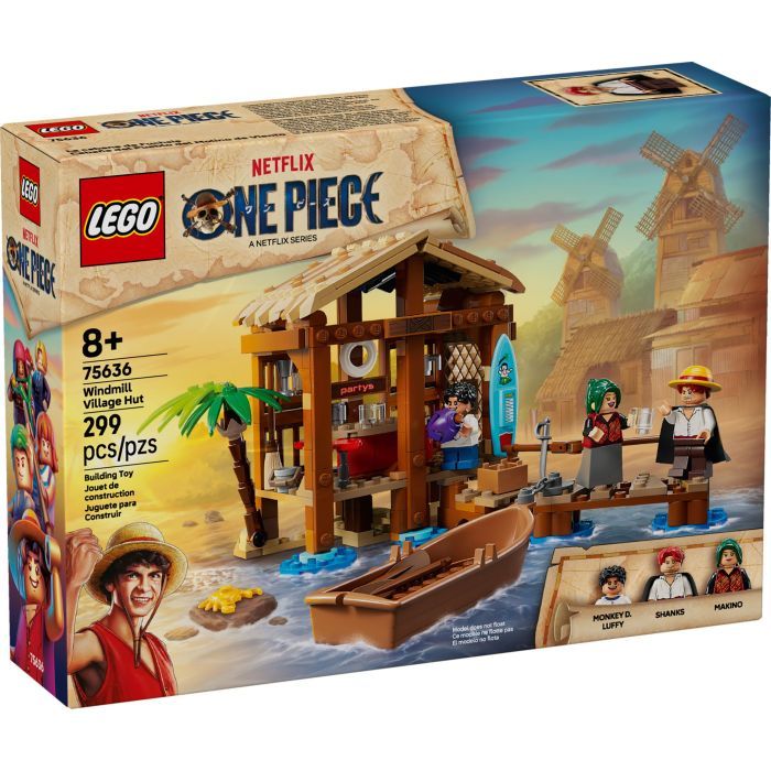 Конструктор LEGO One Piece Хижина в Селении Ветряков (75636-)