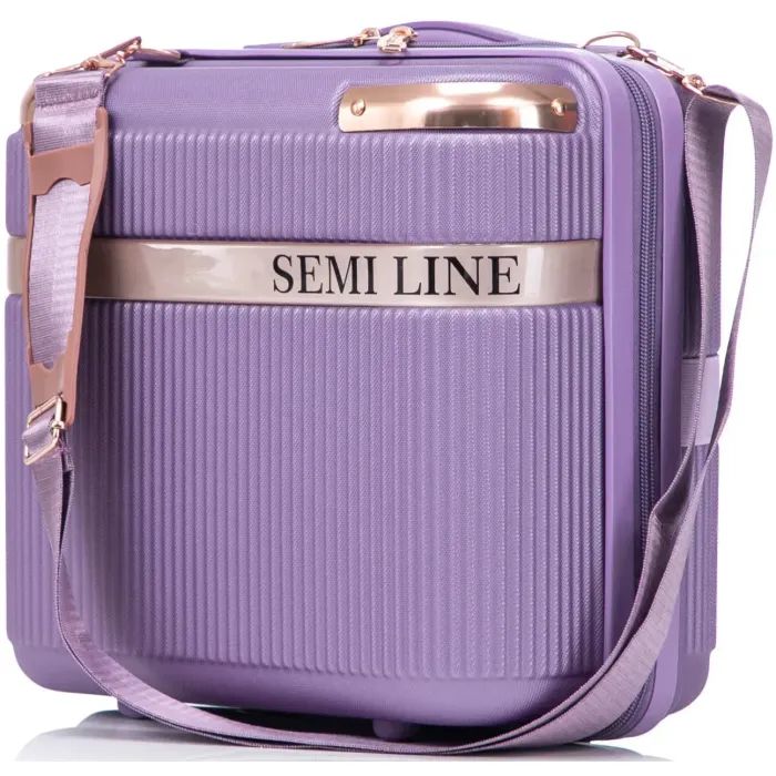Косметичка Semi Line Бьюті-кейс 16L Purple (DAS303375) > ціни в Києві та Україні Косметичка Semi Line Бьюті-кейс 16L Purple (DAS303375)