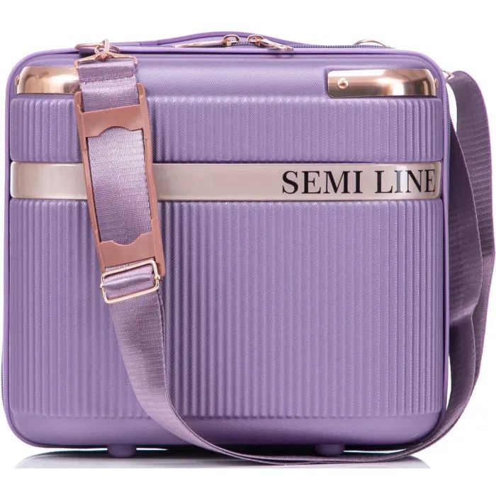 Косметичка Semi Line Бьюті-кейс 16L Purple (DAS303375) зображення 2 Косметичка Semi Line Бьюті-кейс 16L Purple (DAS303375) зображення 2