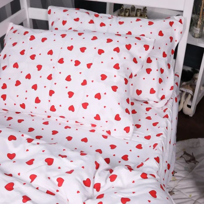 Постельное белье MirSon 015 Love Фланель 143х210 полуторный (2200009652608) изображение 4