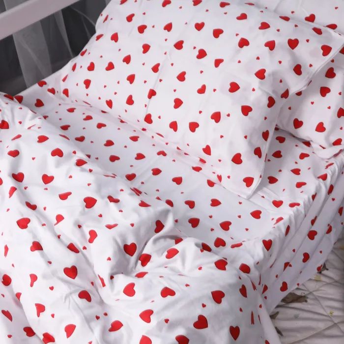 Постельное белье MirSon 015 Love Фланель 143х210 полуторный (2200009652608) изображение 5