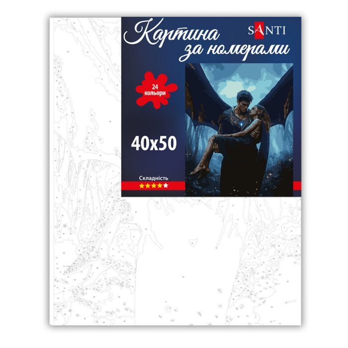 Картина по номерам Santi Шипи та троянди Порятунок 40х50 с (955060) зображення 2
