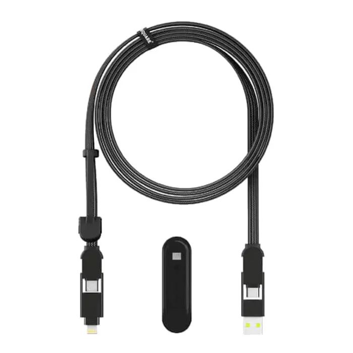 Дата кабель 6in1 inCharge XL 2.0m white Rolling Square (XLM02R)