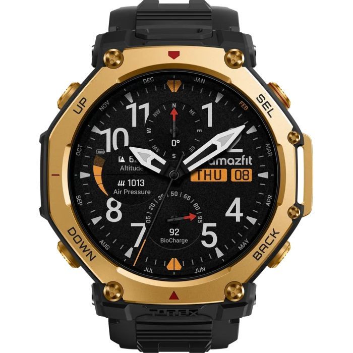 Смарт-часы Amazfit T-Rex 3 Pro 48mm W2444OV5N Black Gold (1170957) изображение 2