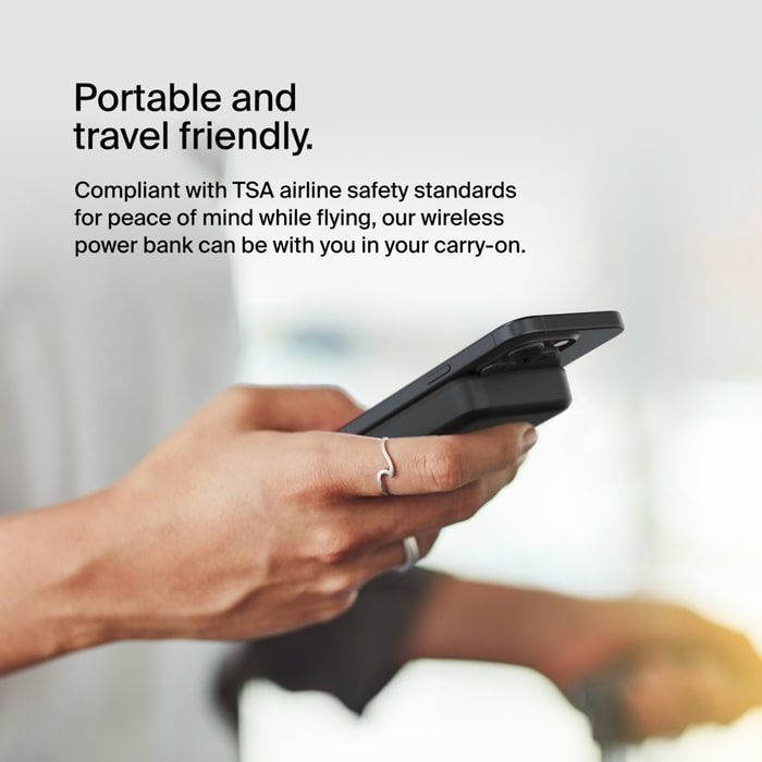 Батарея универсальная Belkin 10000mAh MagSafe Wireless Qi2 Black (BPD008BTBK) изображение 6