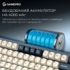 Клавіатура GamePro Asgard Yord Wireless/Bluetooth/USB UA Blue (MK266BL) зображення 11