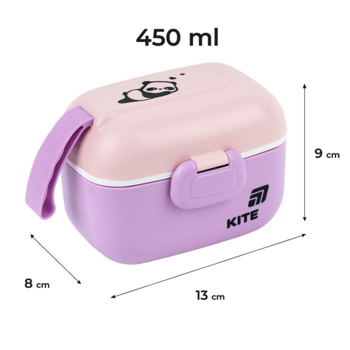 Ланч-бокс Kite 450 мл фіолетовий (K25-1185-1) зображення 2