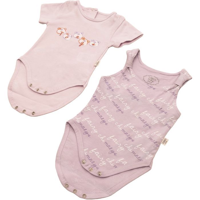 Боди детское Tongs комплект 2 штуки (4815-56G-lilac) изображение 3