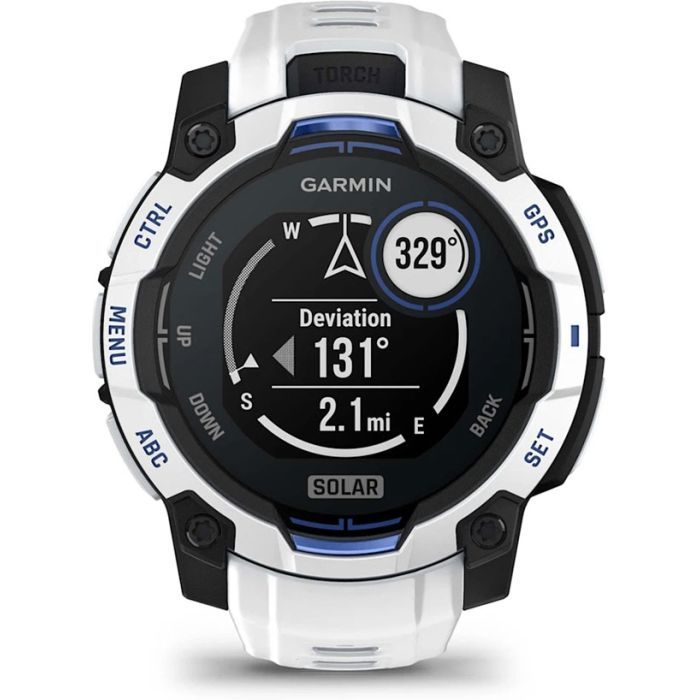 Смарт-часы Garmin Instinct 3, 45mm, Solar, Whitestone with Whitestone Band, GPS смарт-годинник (010-02934-03) изображение 10