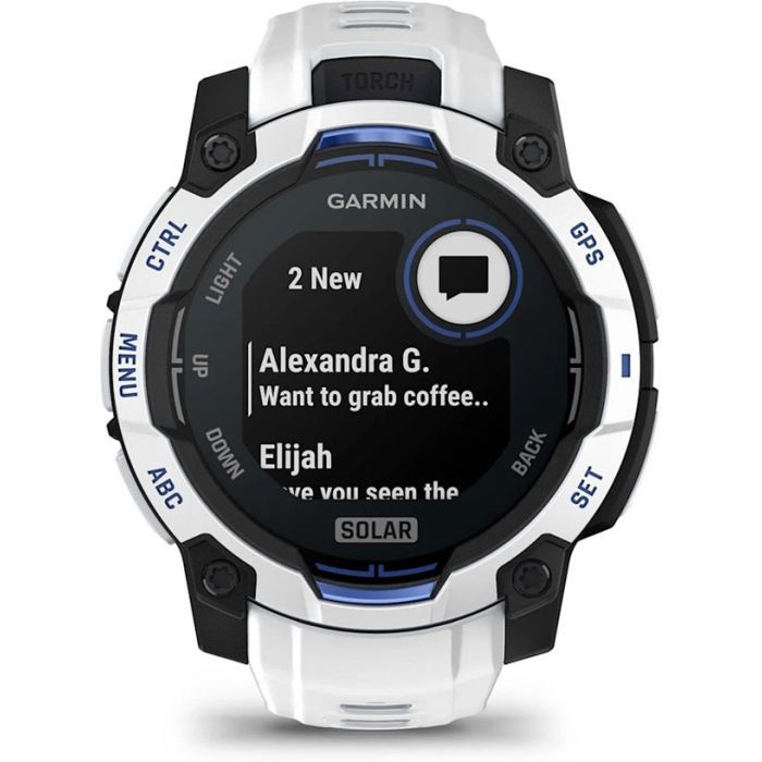 Смарт-часы Garmin Instinct 3, 45mm, Solar, Whitestone with Whitestone Band, GPS смарт-годинник (010-02934-03) изображение 7