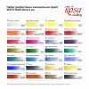 Акварельні фарби Rosa Gallery SPECTRUM, 28*2,5мл, з пензлем, кювета Індіго металевий пенал (4823098544784) зображення 6