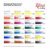 Акварельні фарби Rosa Gallery SPECTRUM, 28*2,5мл, з пензлем, кювета Індіго металевий пенал (4823098544784) зображення 7