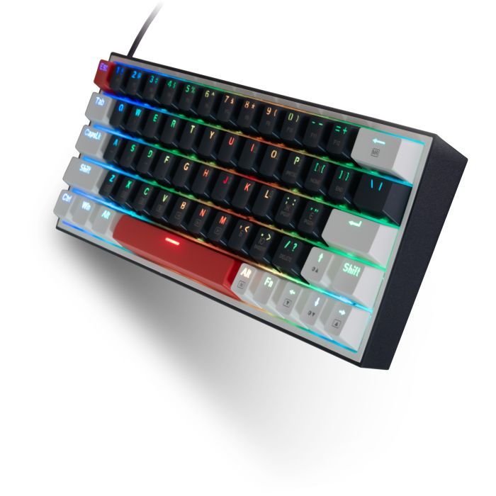 Клавіатура Thunderobot K63 RGB Red Switch USB UA Black (6932066313456) зображення 2