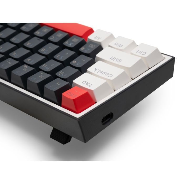 Клавіатура Thunderobot K63 RGB Red Switch USB UA Black (6932066313456) зображення 8