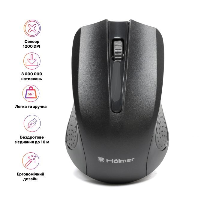 Мышка Hölmer MW-01OF Wireless Black (MW-01OF) изображение 11