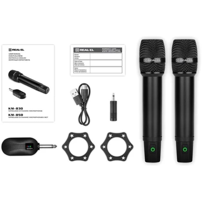 Мікрофон REAL-EL KM-850 Black (EL121900002) зображення 10