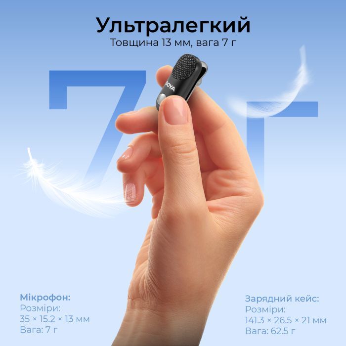 Микрофон Boya Magic-05 Type-C Black (Magic-05) изображение 4
