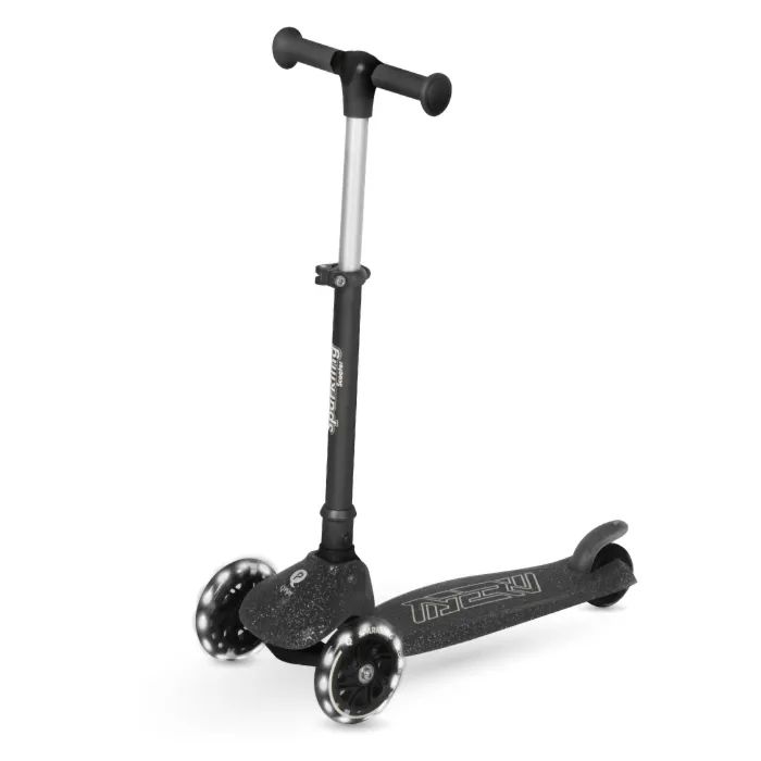 Самокат QPlay Sparkling триколісний дитячий з LED підсвіткою колес Nude Pink (ST006SparklingPink) изображение 2