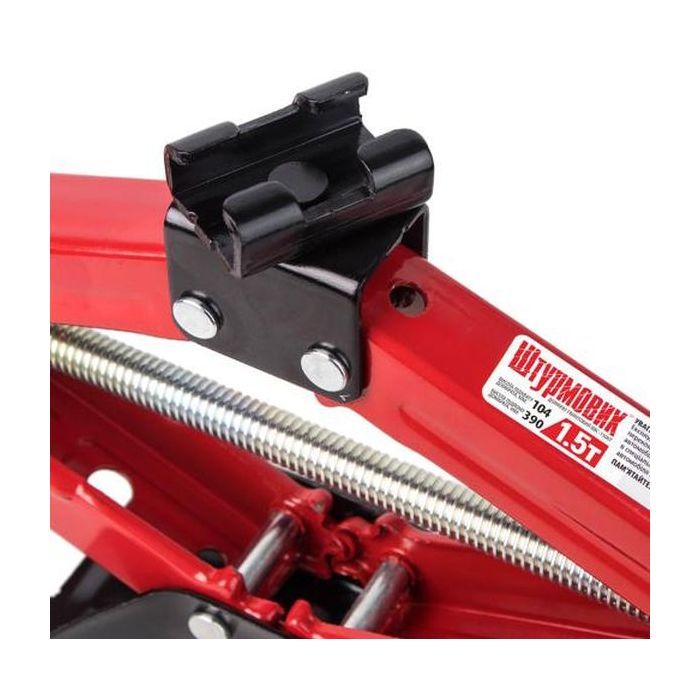 Домкрат Штурмовик "ромб" з тріскачкою 1,5 т, висота підйому 390мм (BBC-1500T) зображення 4