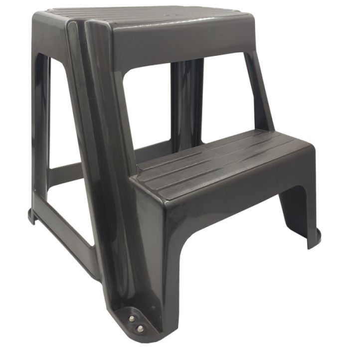 Табурет Irak Plastik зі сходинкою Step колір шоколадний (10856)