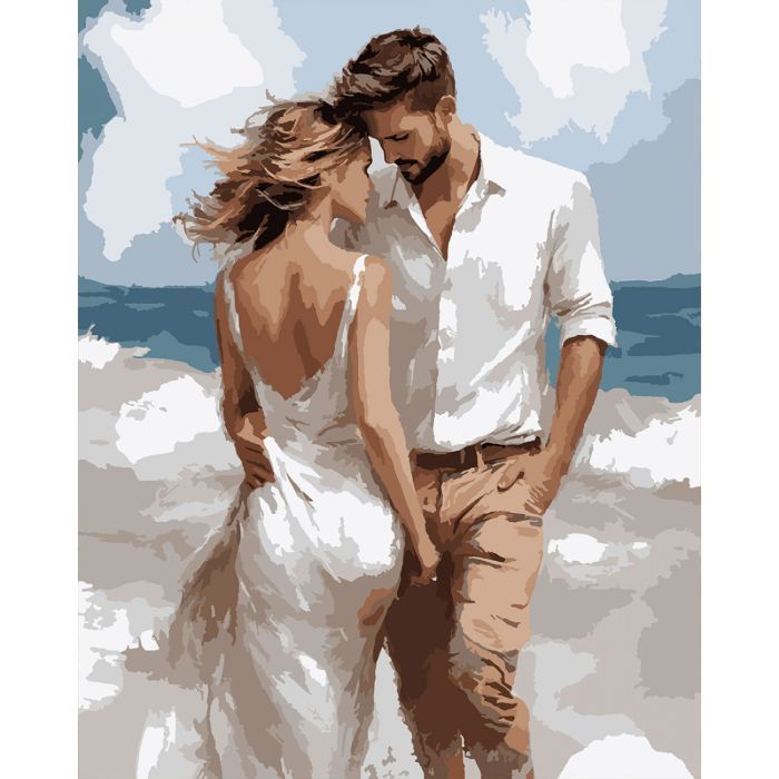 Картина по номерам Santi Романтична пара 40х50 см (955770)