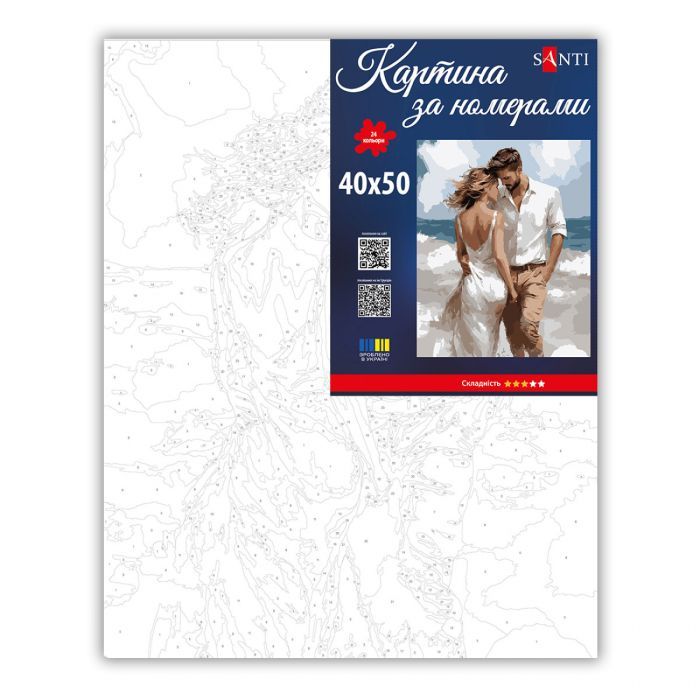 Картина по номерам Santi Романтична пара 40х50 см (955770) изображение 2
