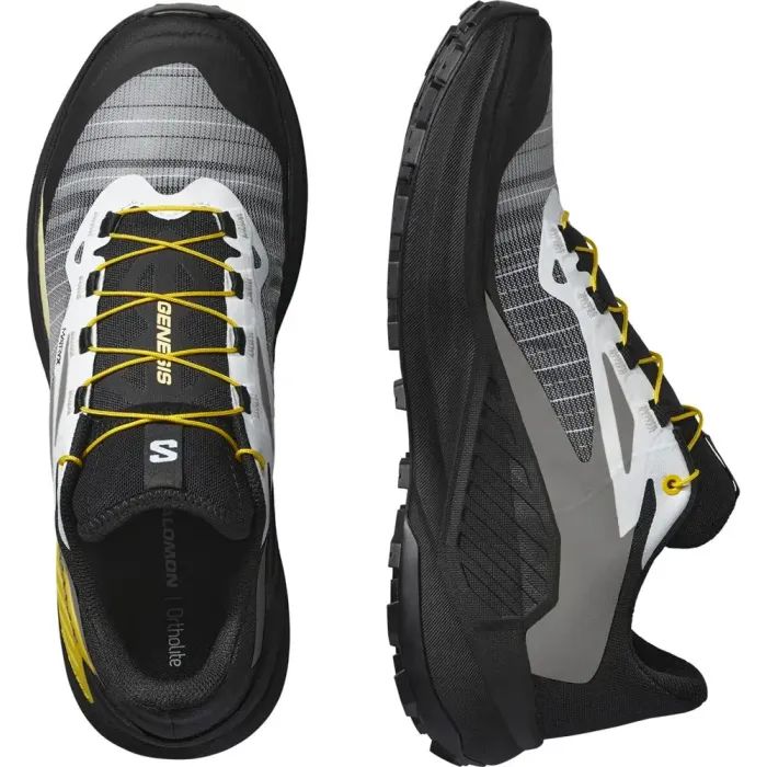 Кроссовки Salomon Genesis Black/White/Lemon 9,5 (L47762800-9,5) изображение 4