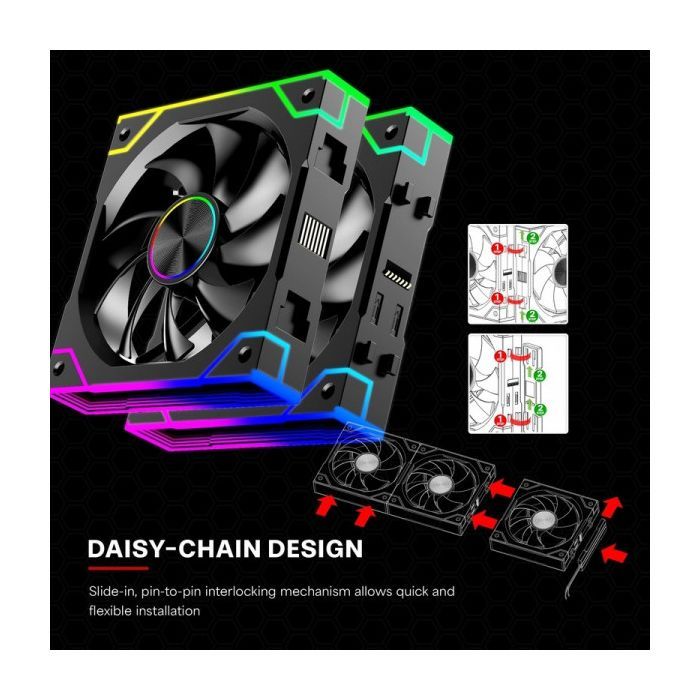 Кулер до корпусу Xilence XF072 зображення 11